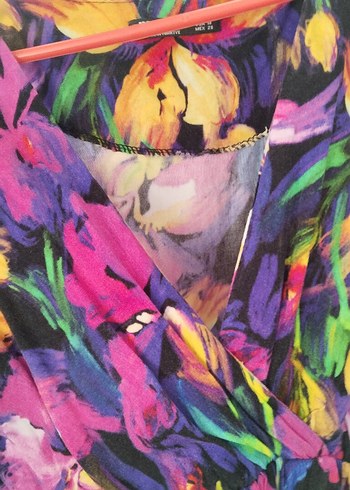 M.Y GRS marka Renkli Batik Desenli Bohem Uzun Elbise - Görsel 5