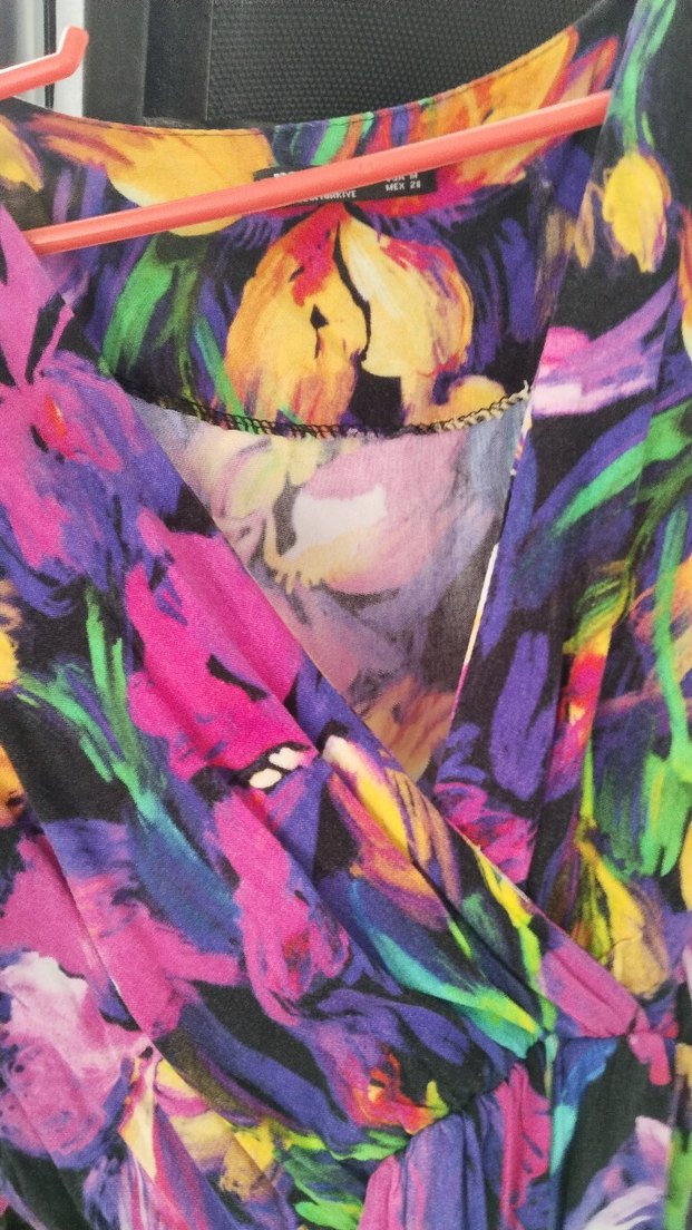 M.Y GRS marka Renkli Batik Desenli Bohem Uzun Elbise - Görsel 5