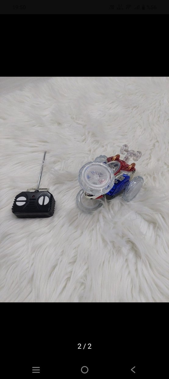 Renkli Uzaktan Kumandalı Oyuncak Araba - Görsel 2