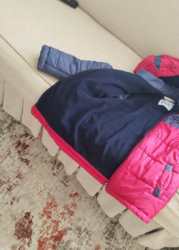 civil marka Erkek Çocuk Koyu Pembe Fermuarlı Mont - Görsel 4