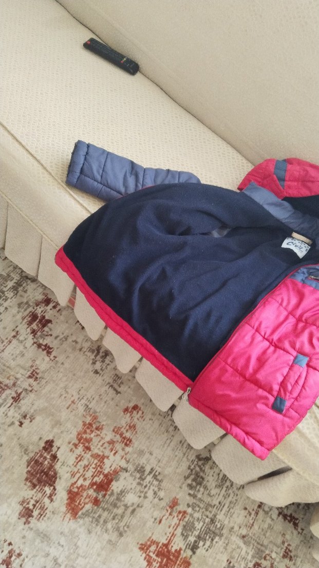 civil marka Erkek Çocuk Koyu Pembe Fermuarlı Mont - Görsel 4