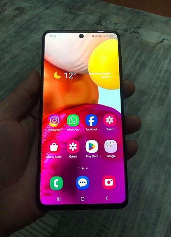 Samsung A71 128/8ram tr cihazı 