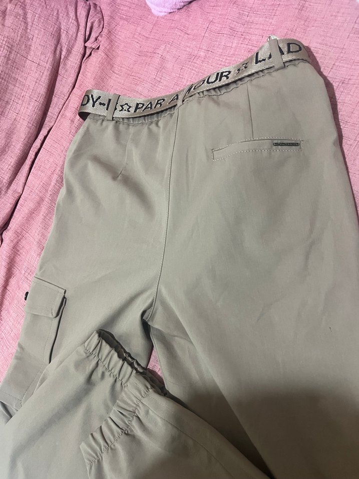 Camel Renkli Salaş Midi Kadın Pantolon - Görsel 5