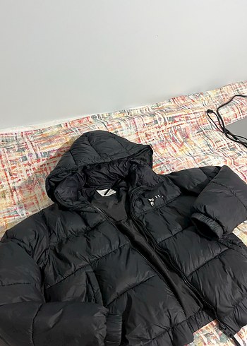xs Beden siyah Renk Şişme Mont