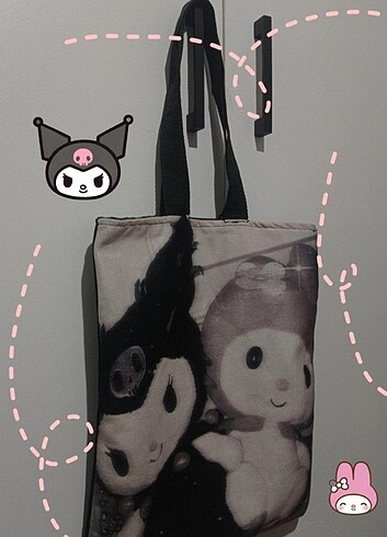 American Vintage Kuromi & My Melody Çanta
