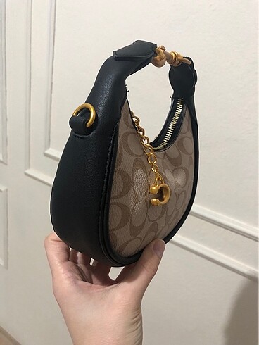 Beden siyah Renk Coach jonie mini çanta