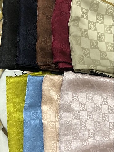Vakko Monogram desen İpek Şal