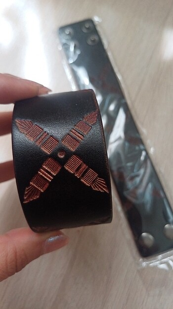 Hakiki Deri Unisex bileklik