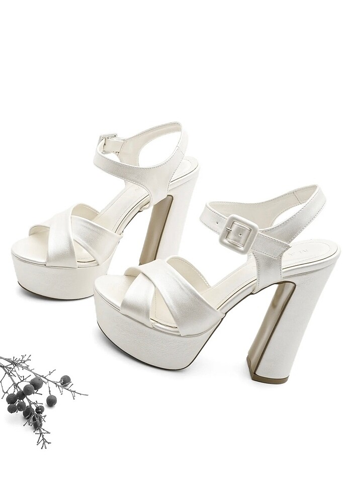 Kadın Platform Topuklu Abiye Ayakkabı - Görsel 2