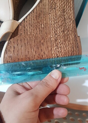 37 Beden ten rengi Renk Dolgu topuklu ayakkabı 