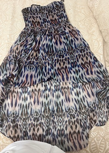 Forever New Leopar Desenli Sifon Elbise