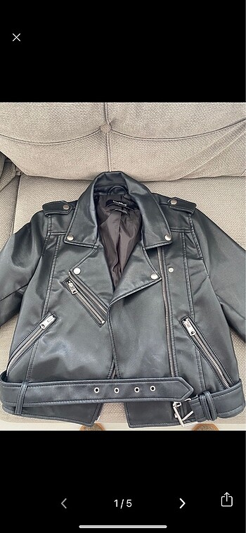 Zara biker deri ceket
