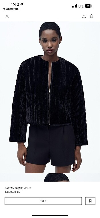 s Beden zara kaftan ceket