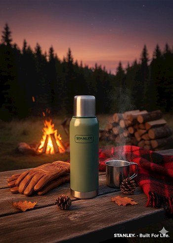 Efsane Stanley Classic 1.0L Vakumlu Termos - Ömürlük Kalite - Görsel 4