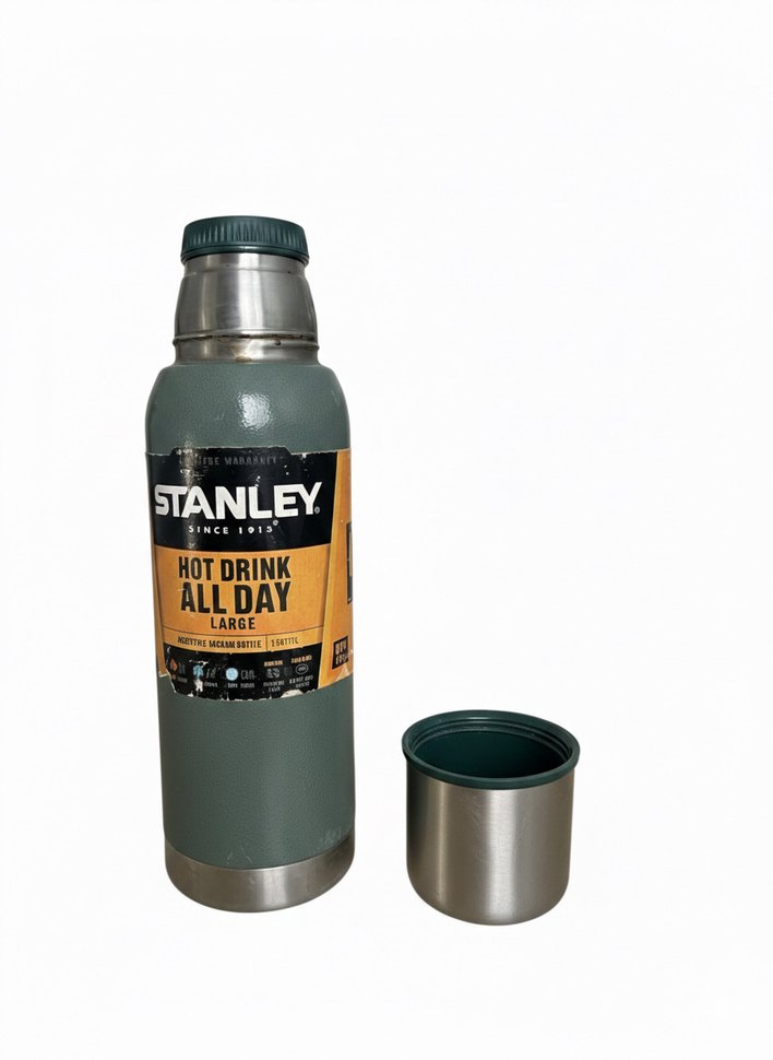 Efsane Stanley Classic 1.0L Vakumlu Termos - Ömürlük Kalite - Görsel 2