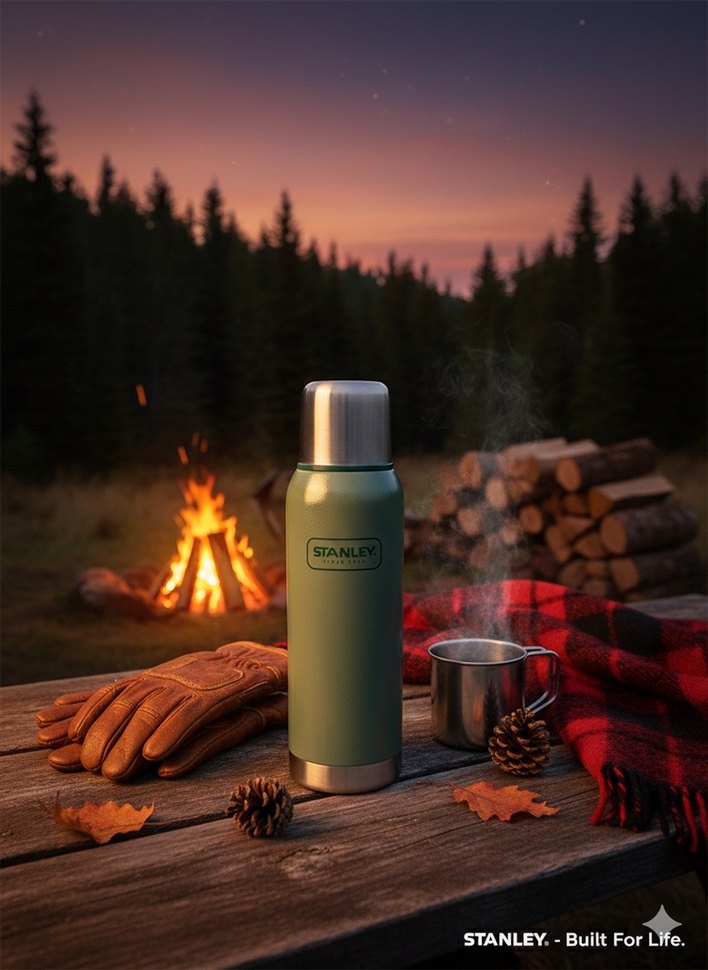 Efsane Stanley Classic 1.0L Vakumlu Termos - Ömürlük Kalite - Görsel 4