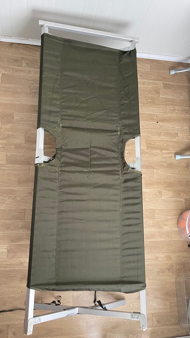 Askeri Tip Katlanabilir Metal Ayaklı Kamp Yatağı - Görsel 5