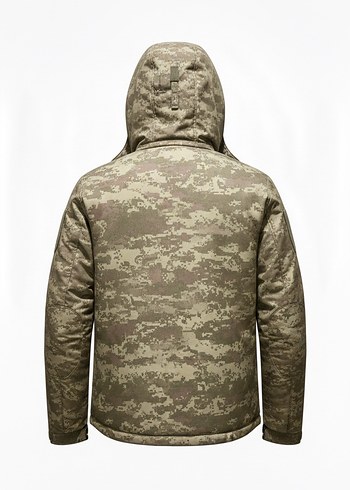 Taktik SoftShell içi Polarlı Kamuflaj Operasyon Montu - Görsel 2