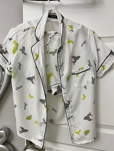 Kadın kaktüs pijama takımı