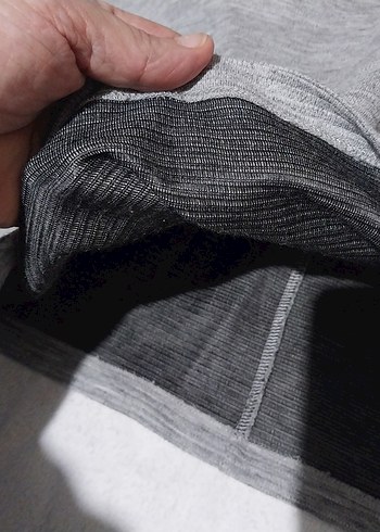 Gri Midi Örme Kadın Elbise - Görsel 6