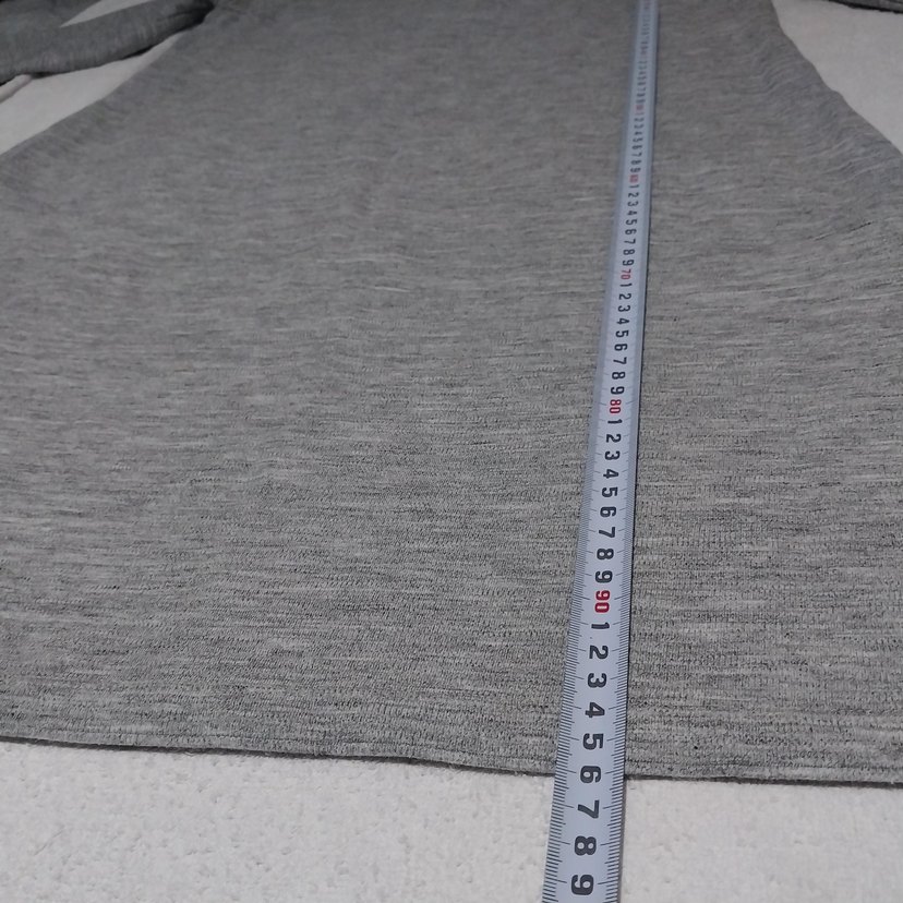 Gri Midi Örme Kadın Elbise - Görsel 3