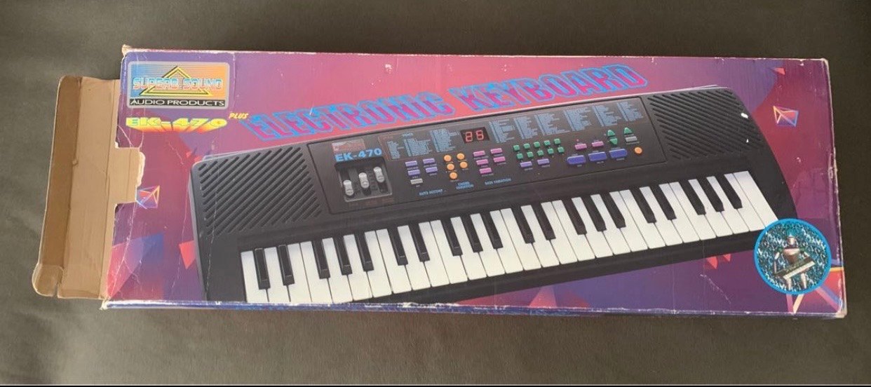 Siyah Taşınabilir Elektronik Keyboard - Görsel 4