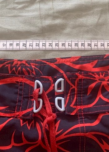 Billabong marka ,Erkek Koyu Kırmızı Bağcıklı Midi Mayo - Görsel 3