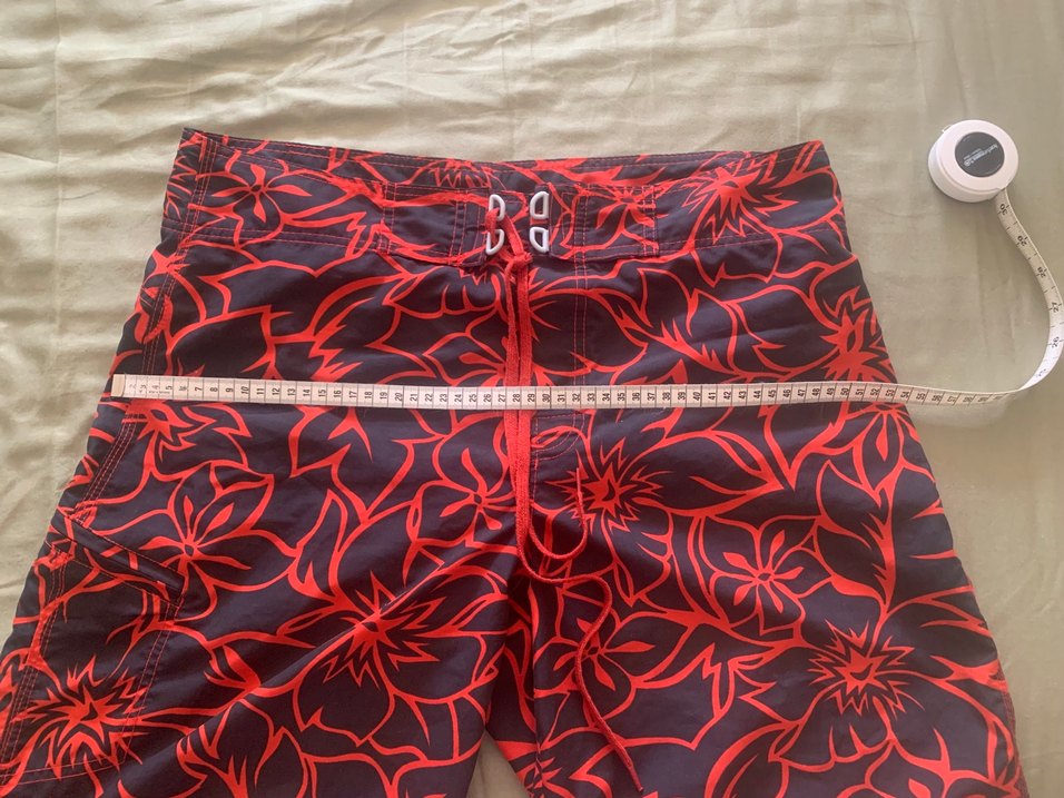 Billabong marka ,Erkek Koyu Kırmızı Bağcıklı Midi Mayo - Görsel 4