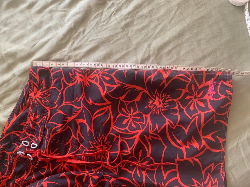 Billabong marka ,Erkek Koyu Kırmızı Bağcıklı Midi Mayo - Görsel 5