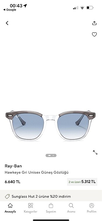Ray Ban Rayban gözlük YARI FİYATI