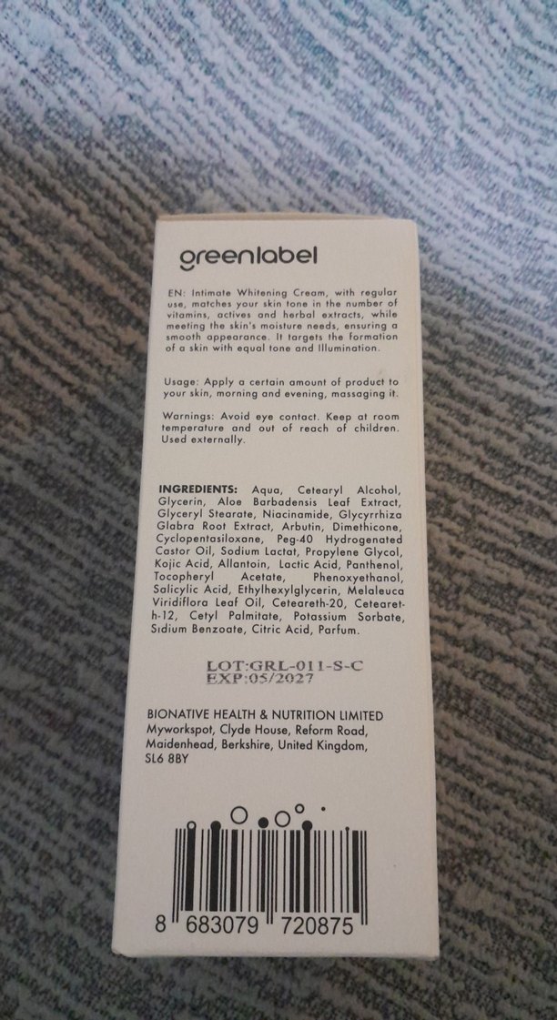 Hassas Bölge Beyazlatıcı Krem 100ml - Görsel 2