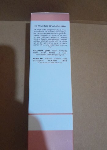 Diğer Genital Bölge Beyazlatıcı Krem 100 ml