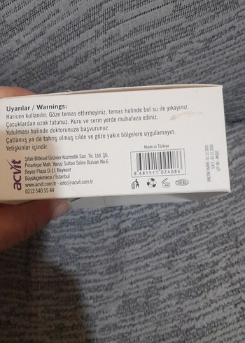  Beden Acvit Super Wax Kaş Sabitleyici 30 ml