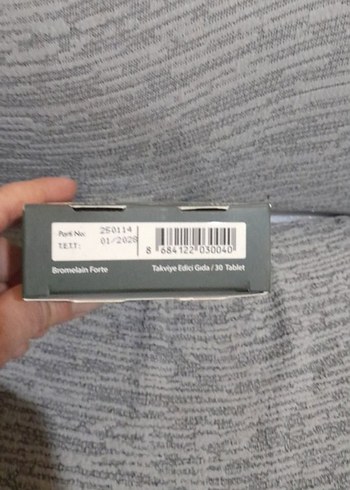 2 ürün beraber WellVit Bromelain Forte 750mg Takviye Edici Gıda