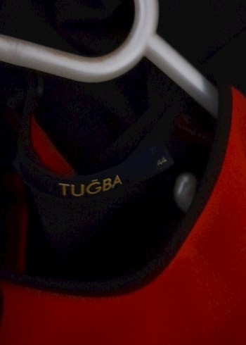 Uzun Kollu Kırmızı Kadın Tunik - Görsel 3