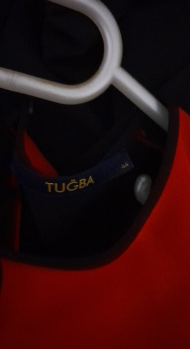 Uzun Kollu Kırmızı Kadın Tunik - Görsel 3