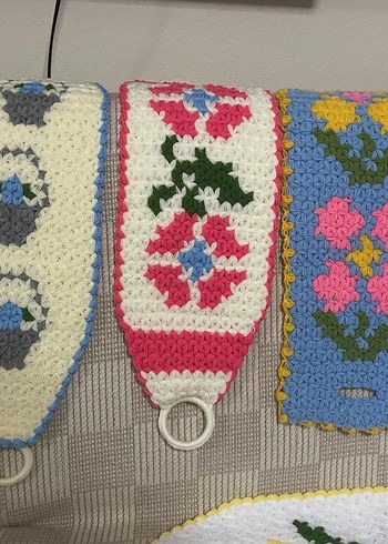 Renkli Örgü Banyo Süngeri - Görsel 2