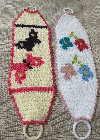 Renkli Örgü Banyo Süngeri - Görsel 7