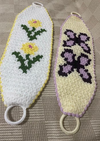 Renkli Örgü Banyo Süngeri - Görsel 5