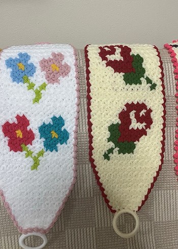 Renkli Örgü Banyo Süngeri - Görsel 11