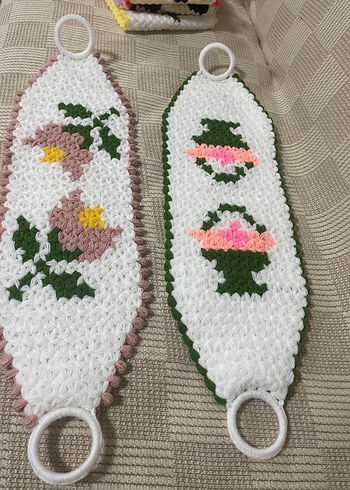 Renkli Örgü Banyo Süngeri - Görsel 3