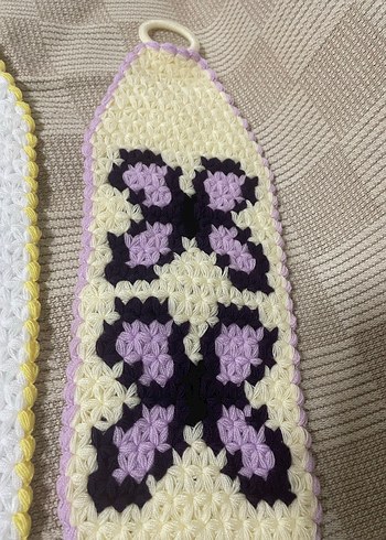 Renkli Örgü Banyo Süngeri - Görsel 6