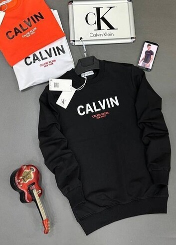 CALVİN KLEİN SWEATSHİRT ETİKETLİ BARKODLU