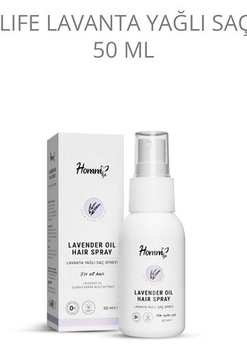 Lavanta Yağlı Saç Spreyi 50 ml