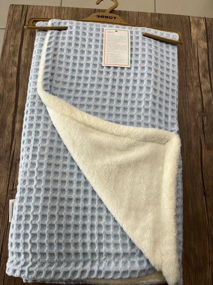 Gri Kareli Çocuk Battaniyesi - Görsel 3