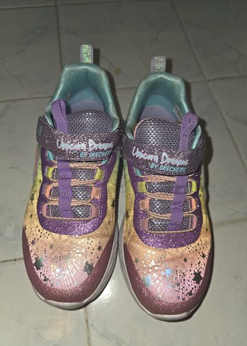 Kız Çocuk Renkli Bağcıksız Sneakers