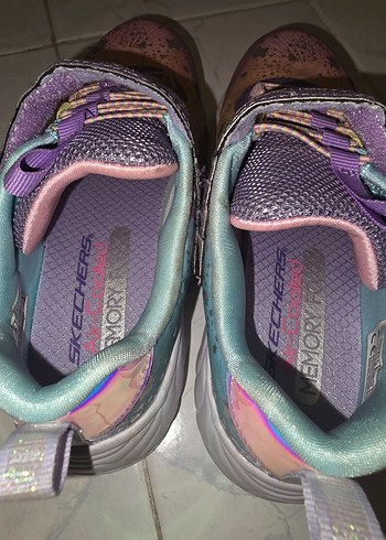 30 Beden çeşitli Renk Kız Çocuk Renkli Bağcıksız Sneakers