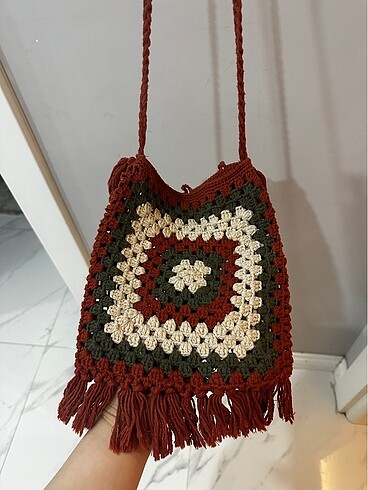 Örgü çanta - Görsel 3
