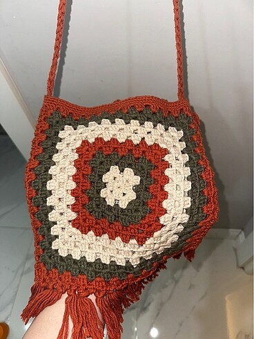 Örgü çanta - Görsel 4