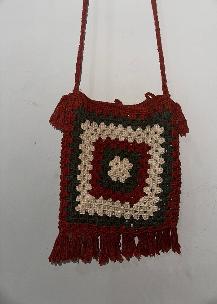 Örgü çanta - Görsel 5